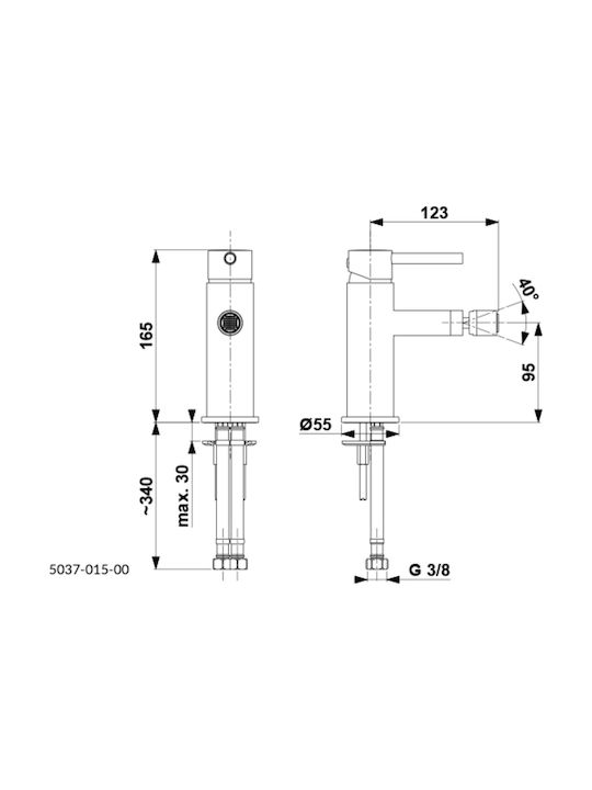 KFA Baterie Bidet Negru