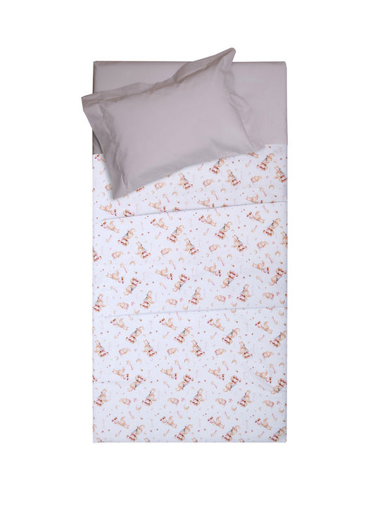 Viopros Κουβέρτα Λευκή 160x150εκ.