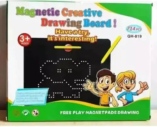 Магнитна Дъска За Рисуване 714 Части Химикал – Creative Drawing Board – Червена