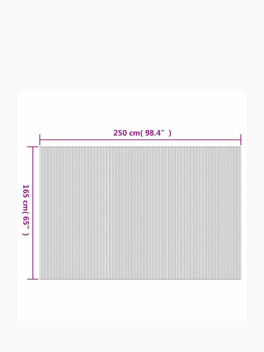 vidaXL Dekorativer Raumteiler aus Bambus mit 1 Paneel 250x165cm