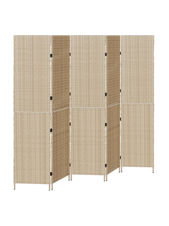 vidaXL Διακοσμητικό Παραβάν Ξύλινο 245x180cm
