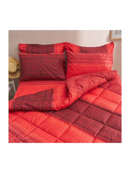 Charalambidis Textiles Плик за Завивка Единичен 160x240 Санторини Червено