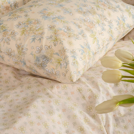 Melinen Bettbezug Einzelbett 165x245 Chloe Peach