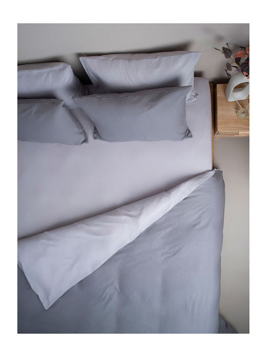 Sunshine Duvet Cover Single 170x250 Menta 203 Grey