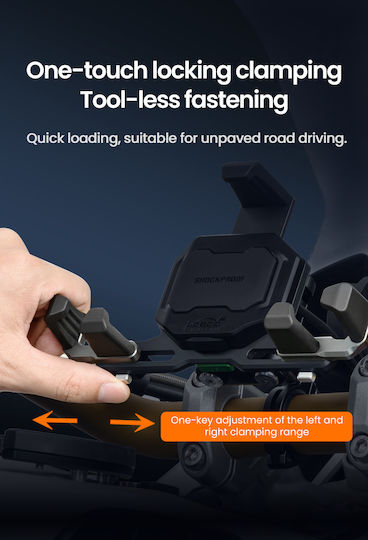 Loboo PH06 Motorrad Handyhalterung mit Magnet für Lenkrad