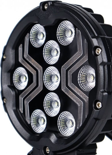 LED Round Work Headlight White 12V24V Spider