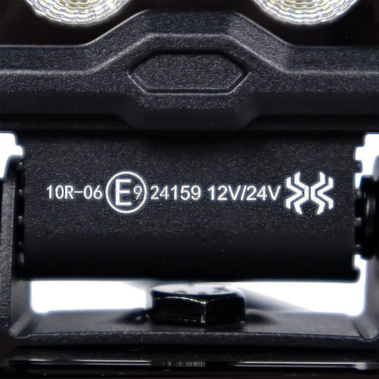 Led Τετράγωνος Προβολέας Εργασίας Λευκό 12v24v Spider