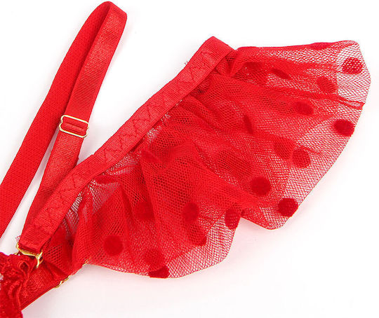 Subblime Sexy Dessous-Sets Mit Spitze Rot Große Größen