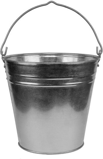Bradas Κουβάς Μεταλλικός Χωρητικότητας 15lt Γκρι