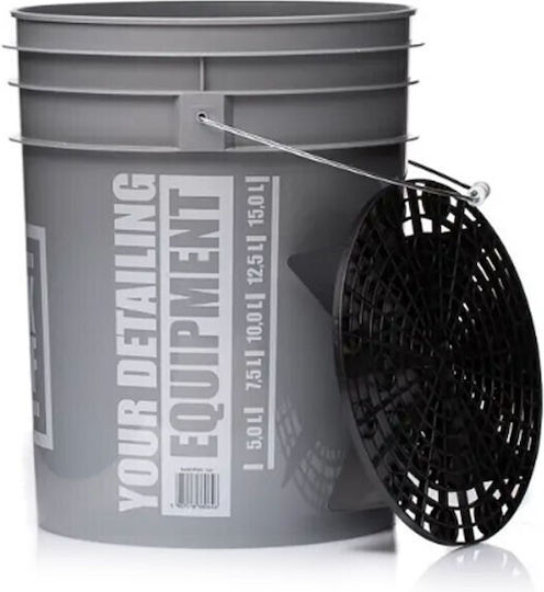 Work Stuff Mop Bucket Plastic Capacity 20lt Gray