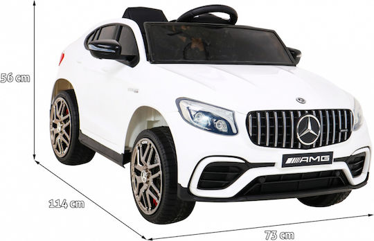 Mercedes Glc 63s 4x4 Μονοθέσιο με Τηλεκοντρόλ 12 Volt Λευκό για 1+ Ετών