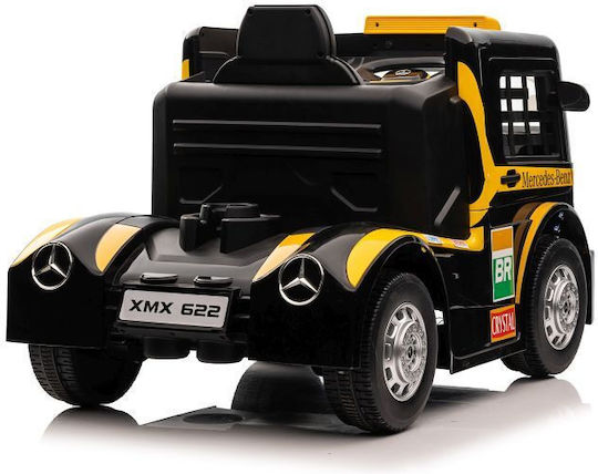 Mercedes XMX622 LCD Lastwagen Einsitzer mit Fernbedienung 12 Volt Gelbe für 3+ Jahre