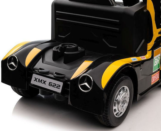 Mercedes XMX622 LCD Lastwagen Einsitzer mit Fernbedienung 12 Volt Gelbe für 3+ Jahre