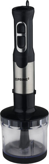 Prime3 Ραβδομπλέντερ με Ανοξείδωτη Ράβδο 1200W Ασημί