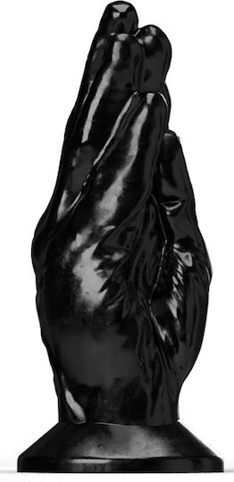 All Black Πρωκτική Σφήνα Large Μαύρη