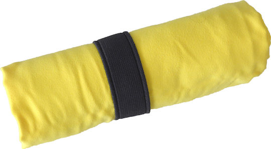 Viopros Microfiber Face Towel Yellow 90x50cm