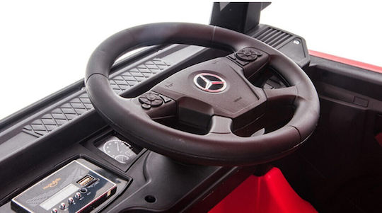 Mercedes Benz Actros Champion Camion Cu Un Loc Cu Telecomandă Licențiat 12 Volți Roșu