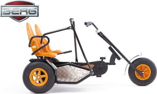 Duo Chopper Bf Go Kart Două Locuri Cu Pedală Portocaliu Pentru 5+ Ani