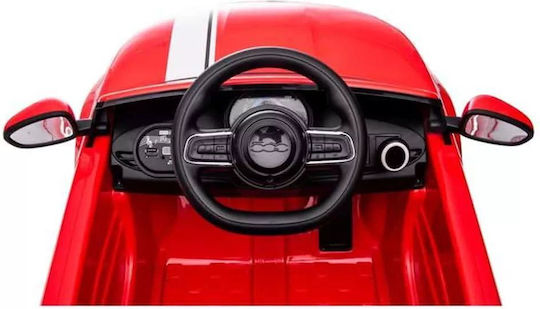 Fiat Mini One-Seater with Remote Control Licensed 12 Volt Red for 3+ Years