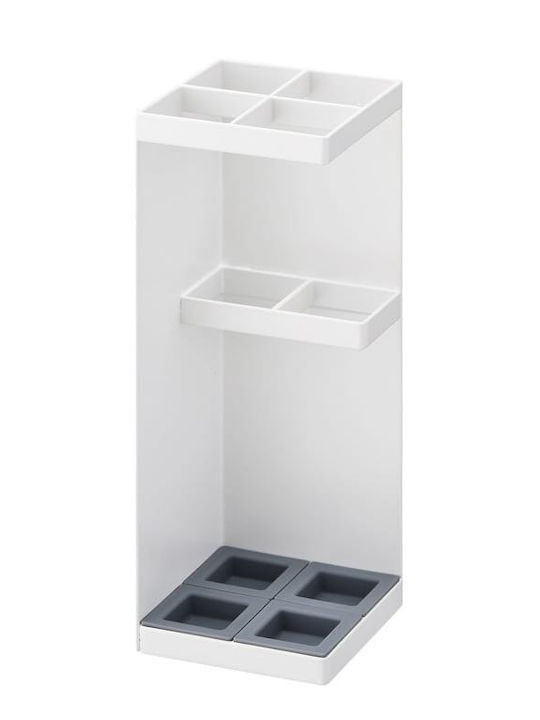 Yamazaki Ομπρελοθήκη Μεταλλική Smart Λευκή 11x11x39cm