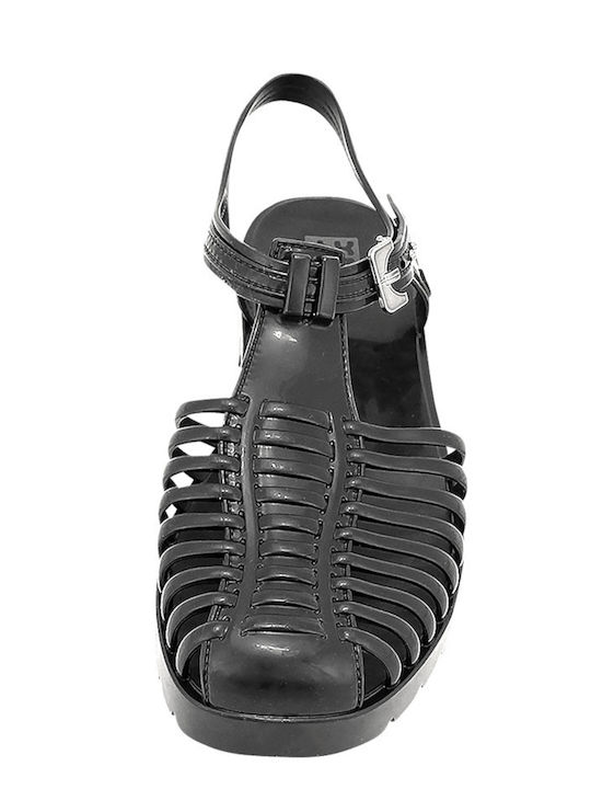 Sandale casual damă în Culoare Negru