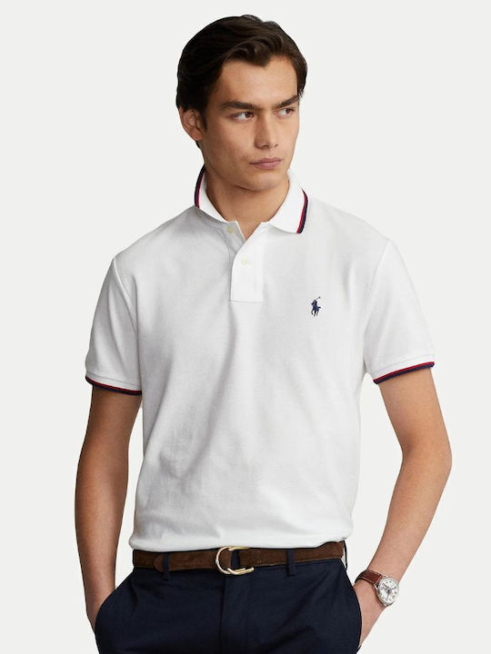 Polo Short Sleeve White Blouse