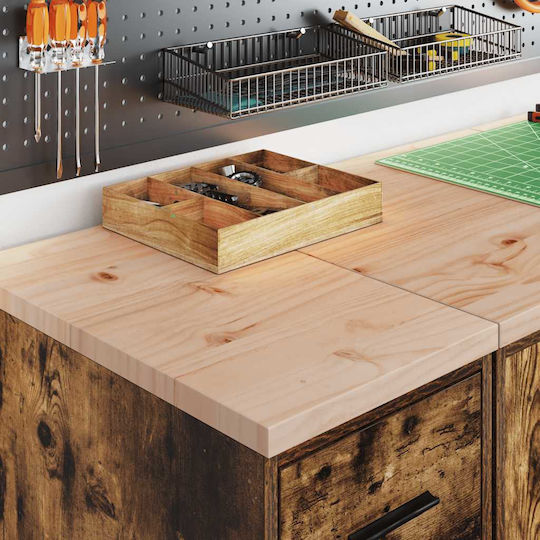 Drawers Storage Solid Wood with 4 Drawers L30xW51xH85cm