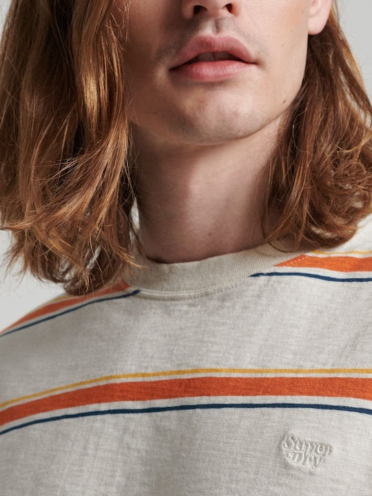 Organic Cotton Vintage Тениска Бежов