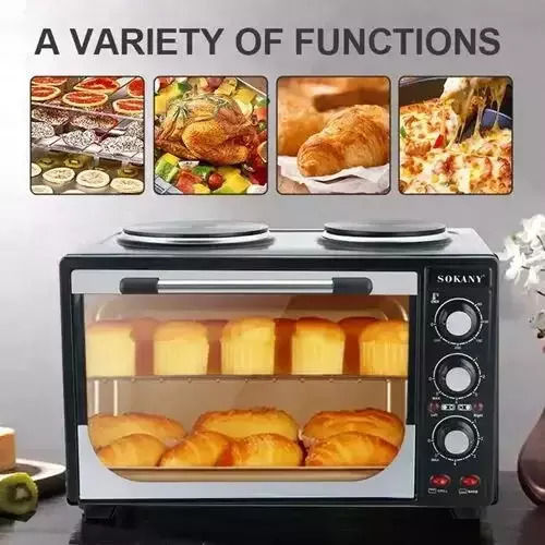 Sokany Ηλεκτρικό Φουρνάκι 35lt Χωρίς Εστίες
