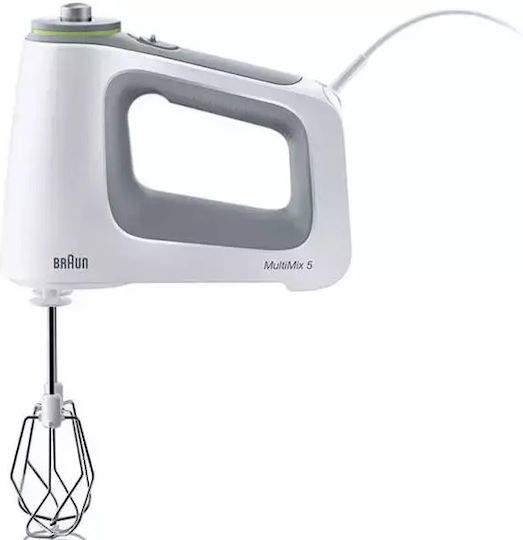Braun MultiMix 5 HM 5107 Μίξερ με Πλαστικό Κάδο Λευκό 750W