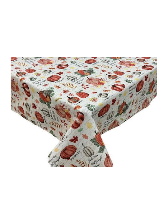 Linea Home Tischtuch Leinen Pumkin Pumkin 150x220cm