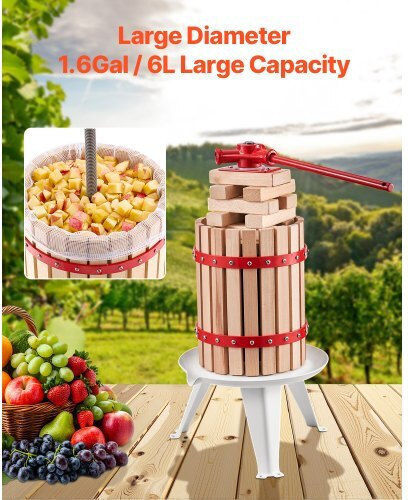 Vevor Manual Grape Press 6lt GJYZJLSSM6LB7BMXAV0