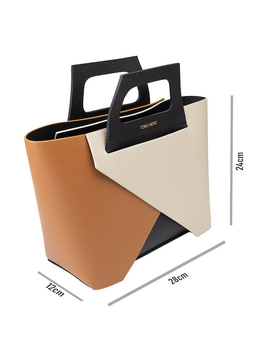 Leder Damentasche Handtasche Braun
