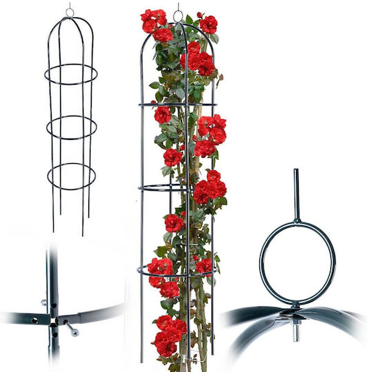 Kadax Garden Obelisk Flowers 190 X 40 Cm Green
