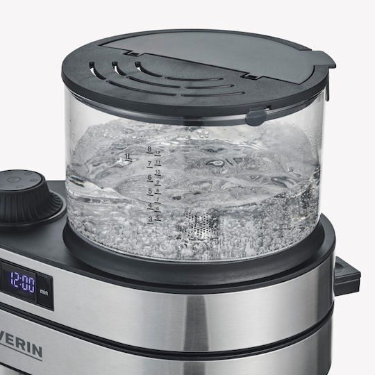 Severin Cafe Caprice Програмируема Филтър кафе машина 1580W Inox / Black Matt