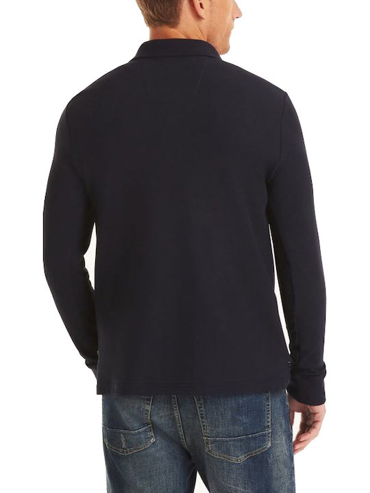 Polo Long Sleeve Blouse Dark Blue