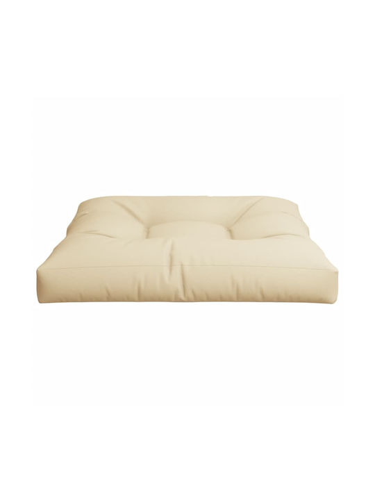 vidaXL Gartenstuhlkissen Paletten Beige 70x70cm