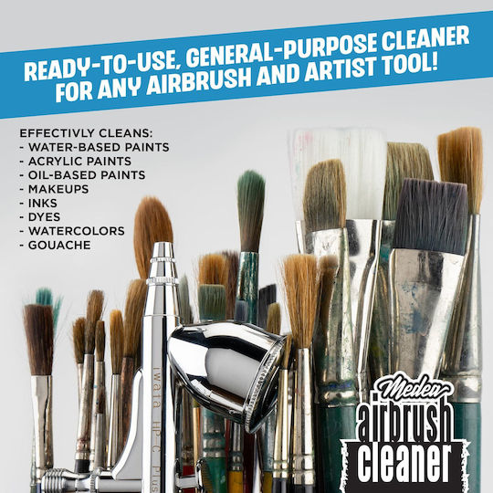 Medea Airbrush Cleaner 960ml Medea Почистващ Препарат За Аерограф 960ml