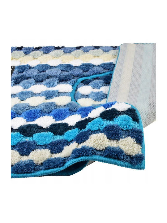 Mondex Σετ Πατάκια Μπάνιου Turquoise 50x90εκ. 2τμχ
