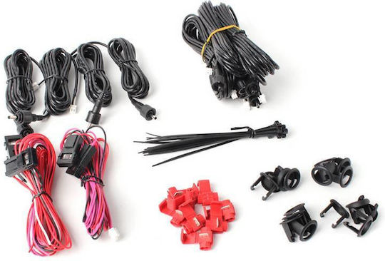 Keetec Sistem de Parcare Auto Partea din spate cu Ecran / Buzzer și 8 Senzori 18.8mm în Culoare Negru