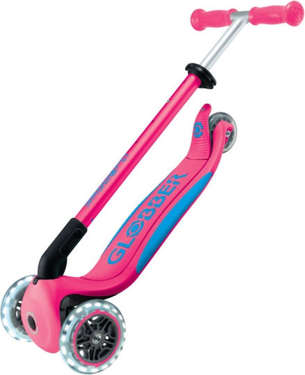 Globber Kids Scooter Elite 3-Wheel for 3+ Years Fuchsia