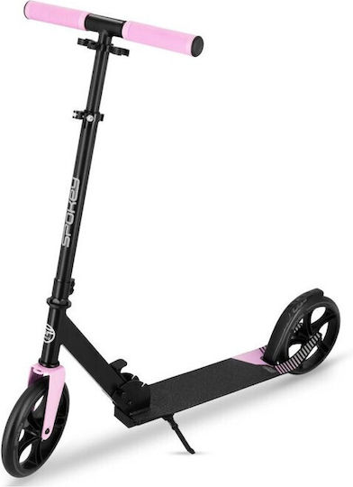 Spokey Kids Scooter Foldable City Flow 2-Wheel Black