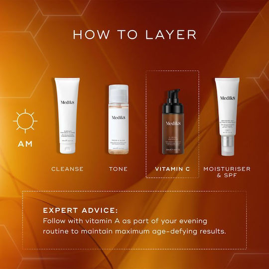 C-Tetra Advanced Moisturizing & Anti-aging Serum Face with Vitamin C for Detoxification & Radiance 30ml