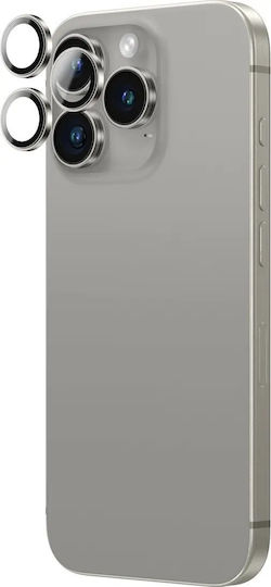 AmazingThing Προστασία Κάμερας Tempered Glass Γκρι για το iPhone 16 Pro, iPhone 16 Pro Max