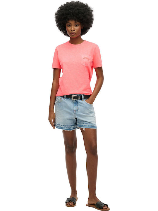 Damen Bluse Fiery Coral