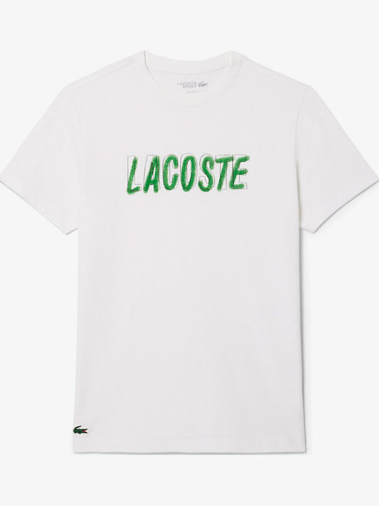 T-shirt λευκό-πράσινο