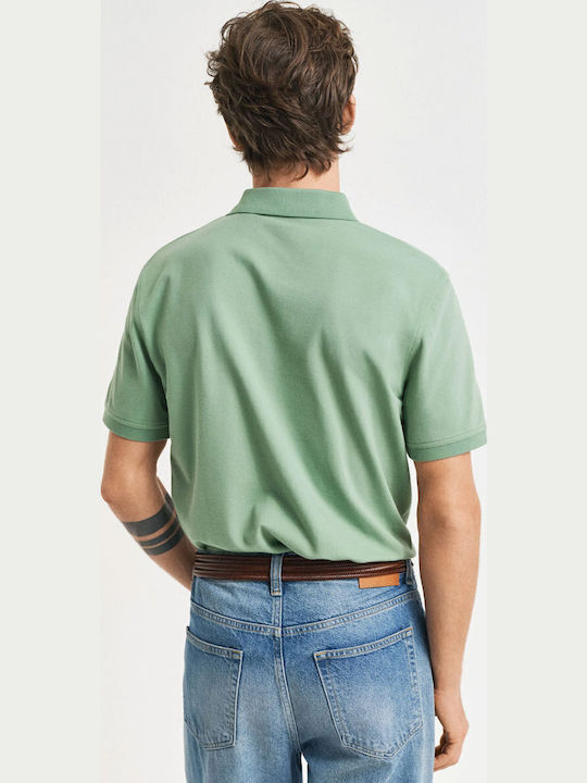 Contrast Pique Polo Μπλούζα Κοντομάνικη Green
