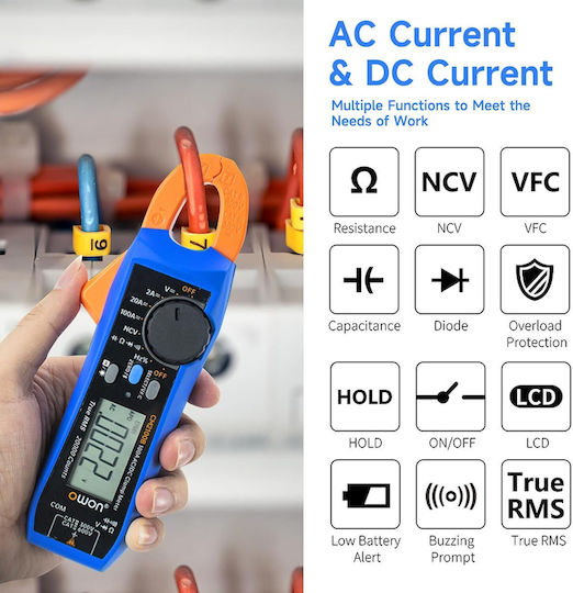 Clamp Meter Digital True RMS X001T9FBWL