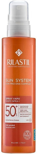 Rilastil Sun System Waterproof Bebeluș Crema de Soare Spray SPF50 200ml & Cadou Vapo Spray Spf50+ 200ml