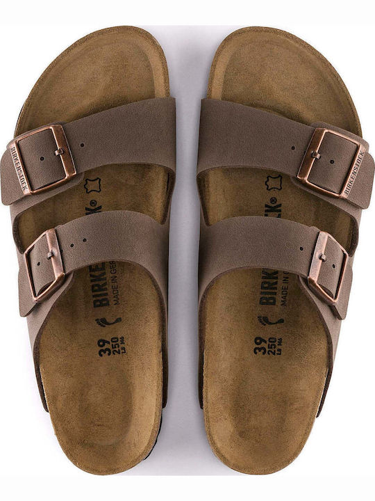 Arizona Ανδρικά Σανδάλια σε Καφέ Χρώμα Narrow Fit